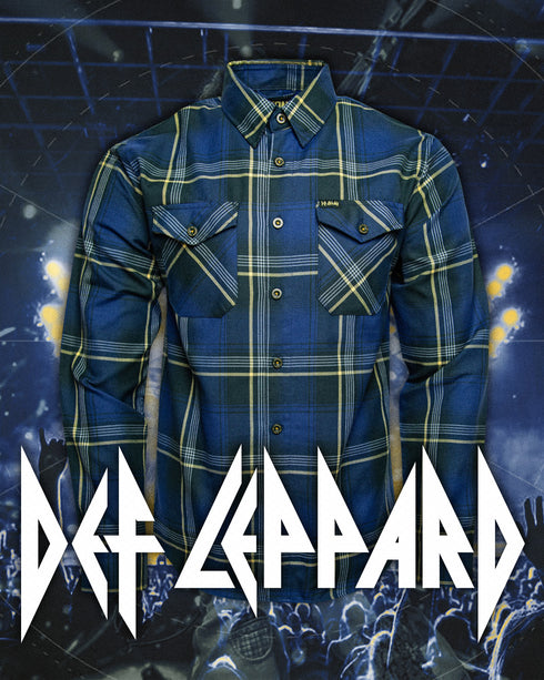 DEF LEPPARD 'ON THROUGH THE NIGHT' FLANNEL - MENS